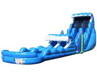 Waterslide-314 Wave water slide combo