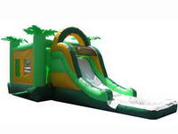 BOU-6112 combo bounce slide with pool