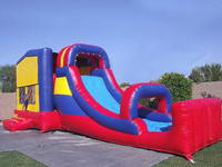 BOU-6055 Bounce house with slide