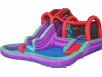 Blast Zone Aqua Adventure Inflatable Water Park