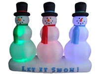 Concession Supply Standard Inflatable Christmas Snowman on Autumn